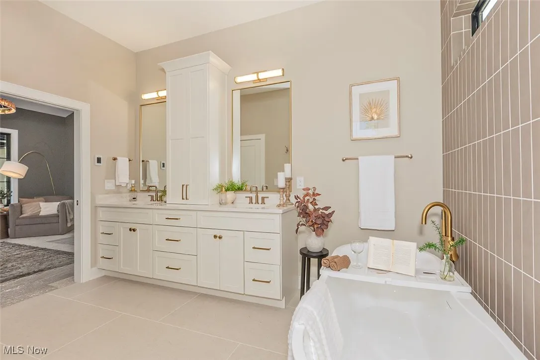 Primary bathroom.
