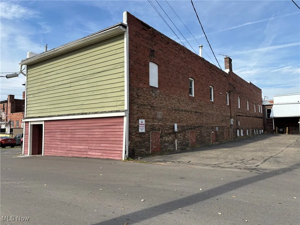 View of east side of property
