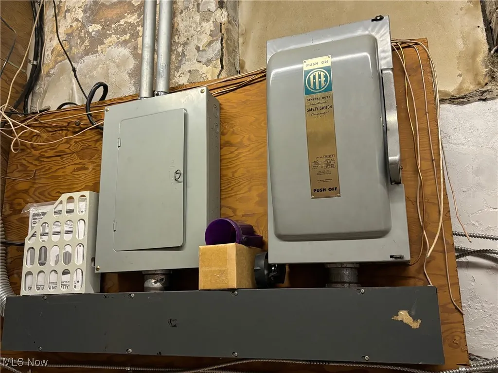 Utilities featuring electric panel