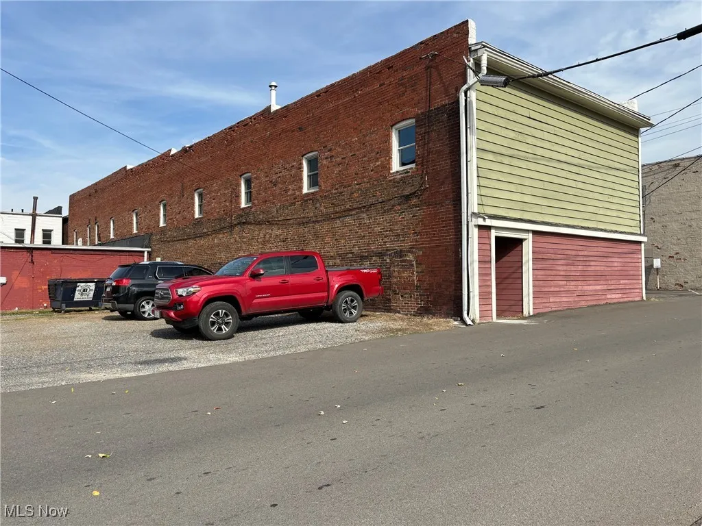 View of west side building exterior