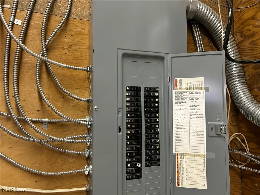 Utility room featuring electric panel