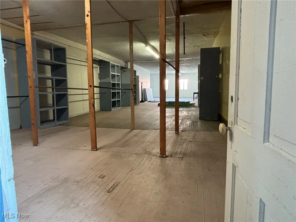 Second floor area used for storage
