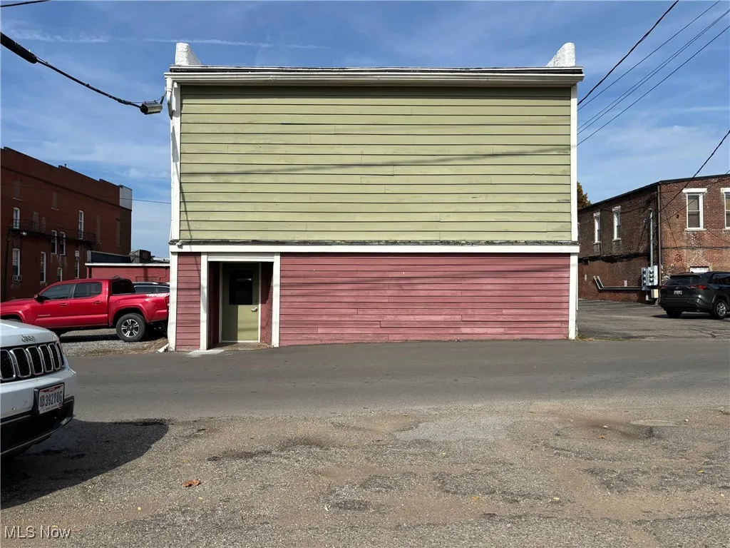 View of south side (back) of building