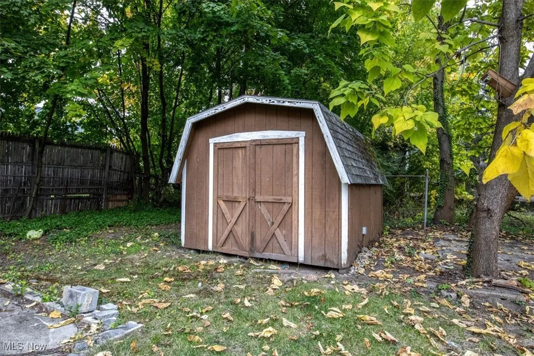 View of outbuilding