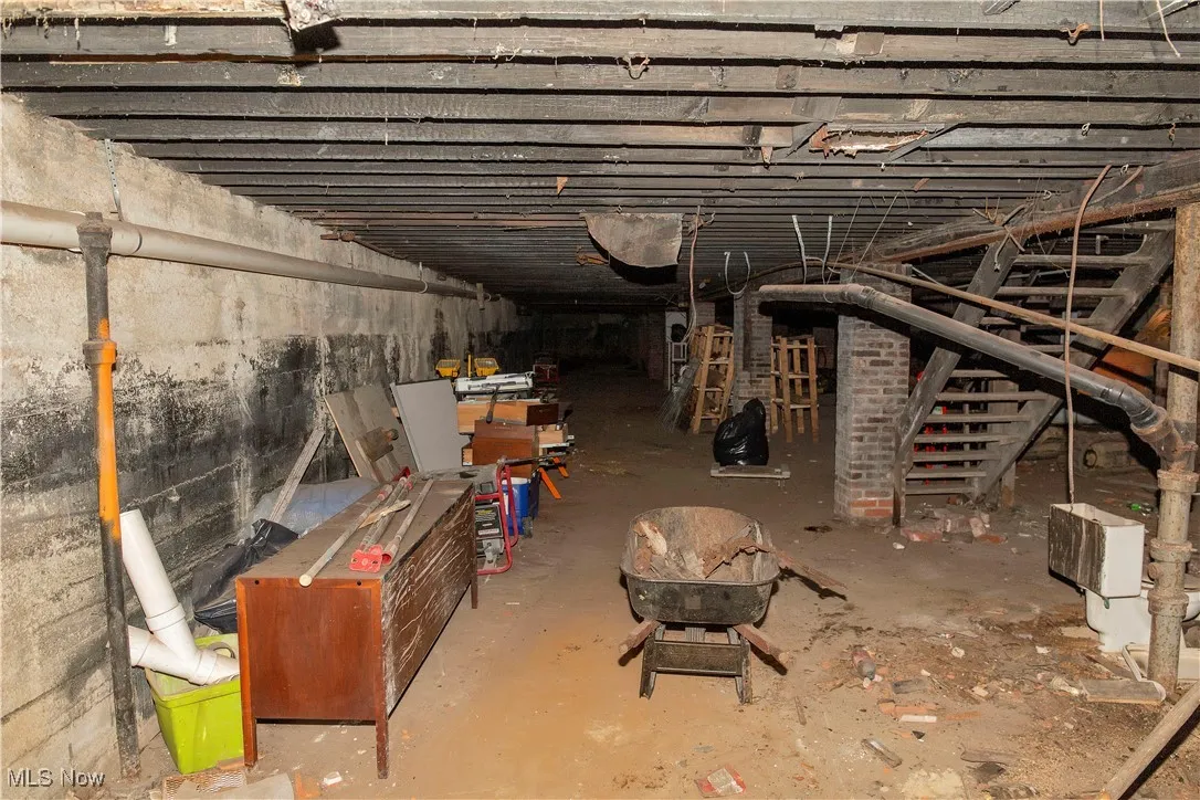View of basement