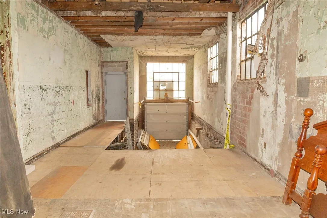 Miscellaneous room featuring beamed ceiling