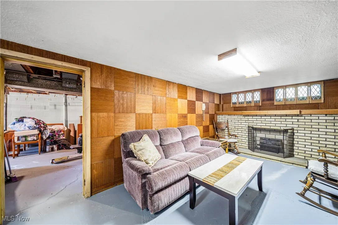 Partially finished wreck room