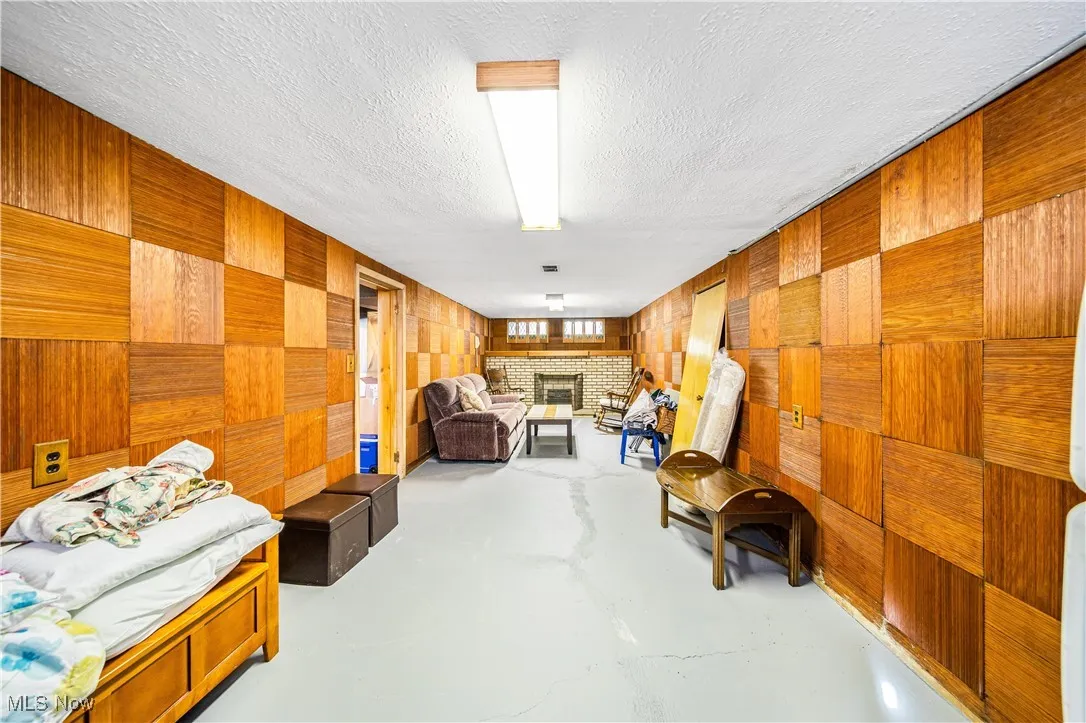 Partially Finished Rec Room in the lowest level