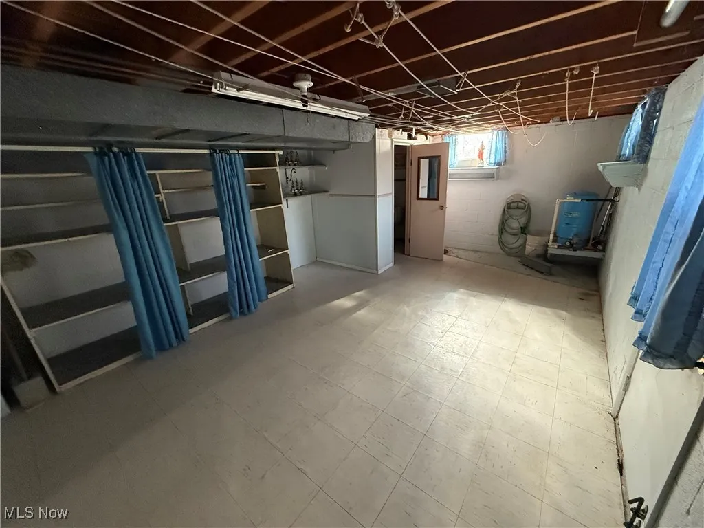 View of basement