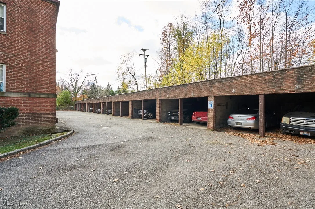 21 Covered parking spots