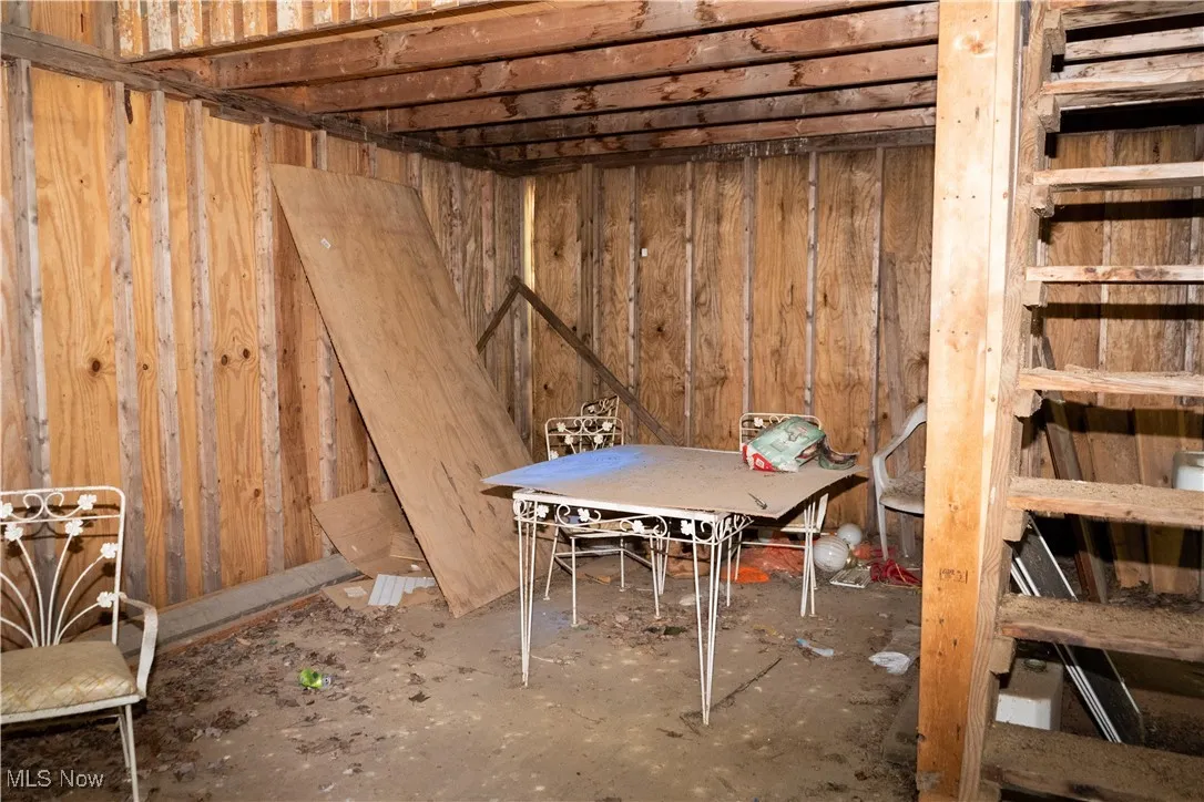 View of basement