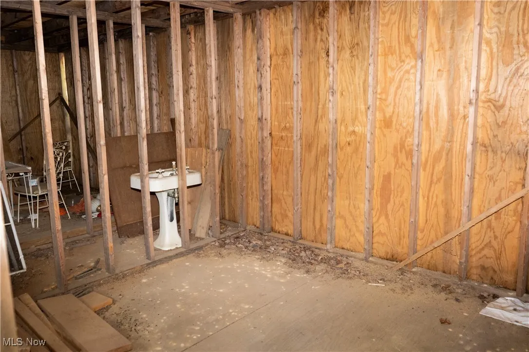 View of basement