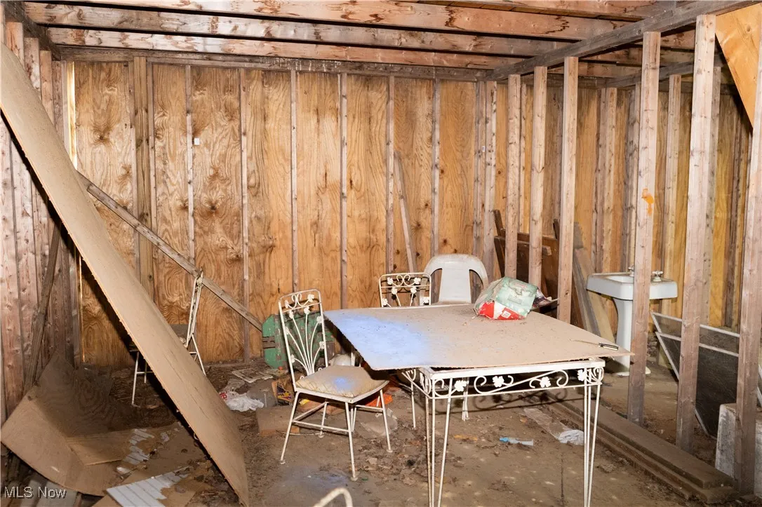 View of basement