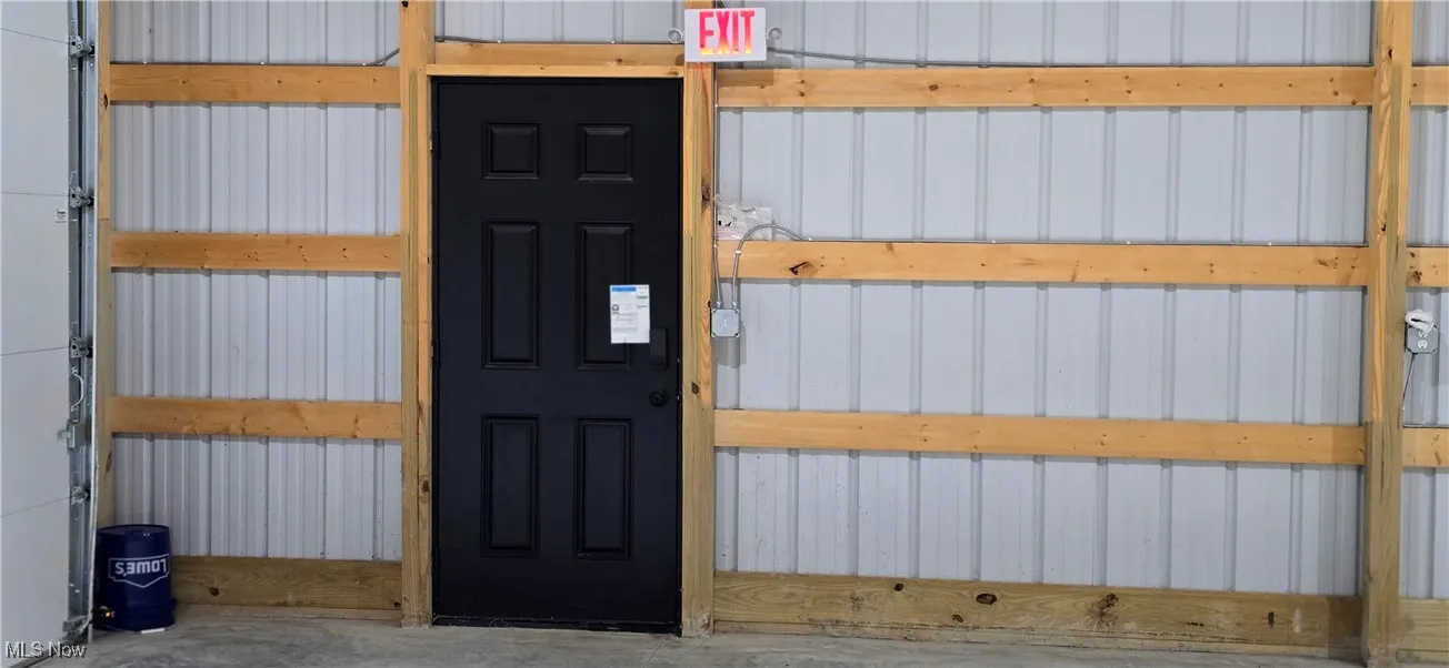 View of exterior entry