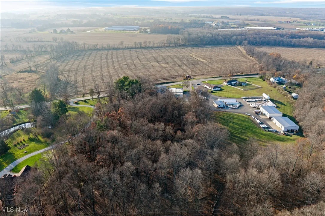 Bird's eye view with a rural view