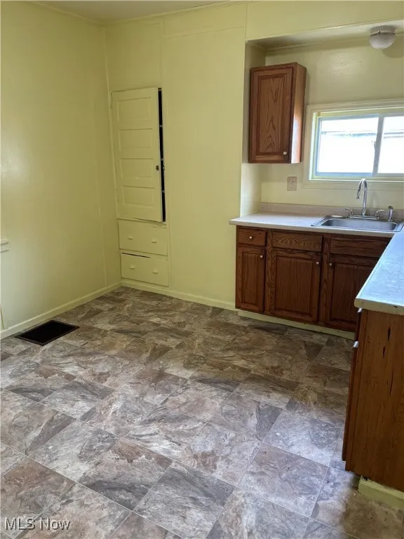 Kitchen featuring sink