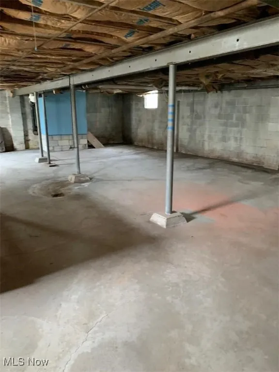 View of basement