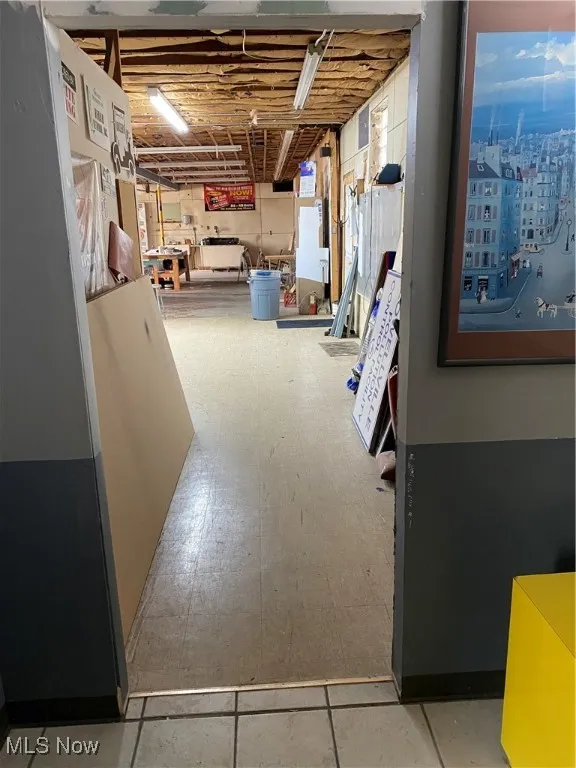 View of basement