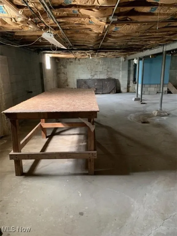 View of basement