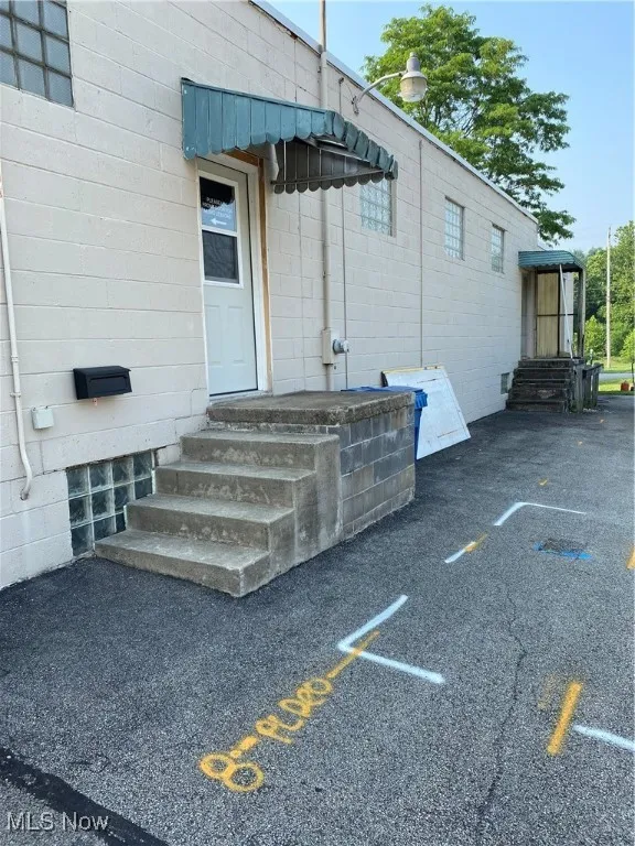 View of entrance to property