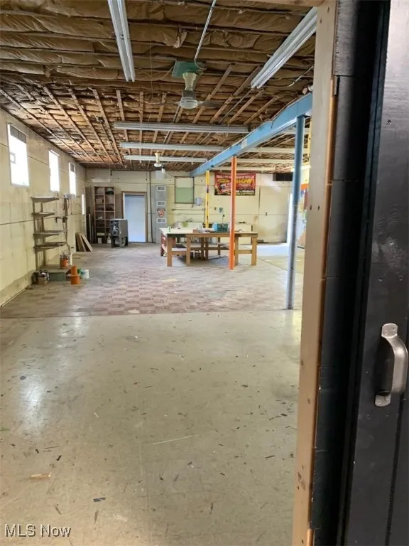 View of basement