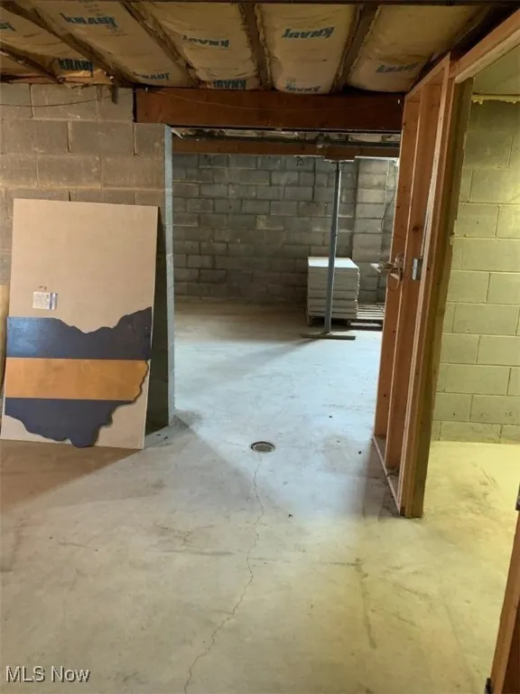 View of basement