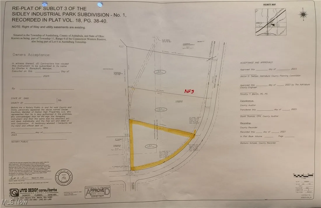 1554 Sidley Court, Austinburg, Ohio,MLS Now Listing ID