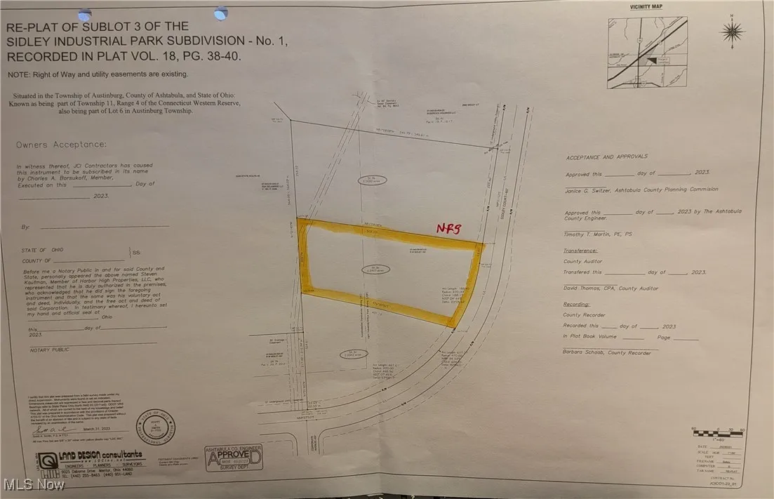 1554 Sidley Court, Austinburg, Ohio,MLS Now Listing ID