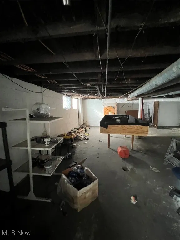 View of basement