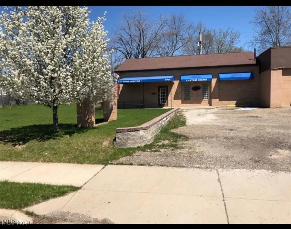 Front of the building of main entrance