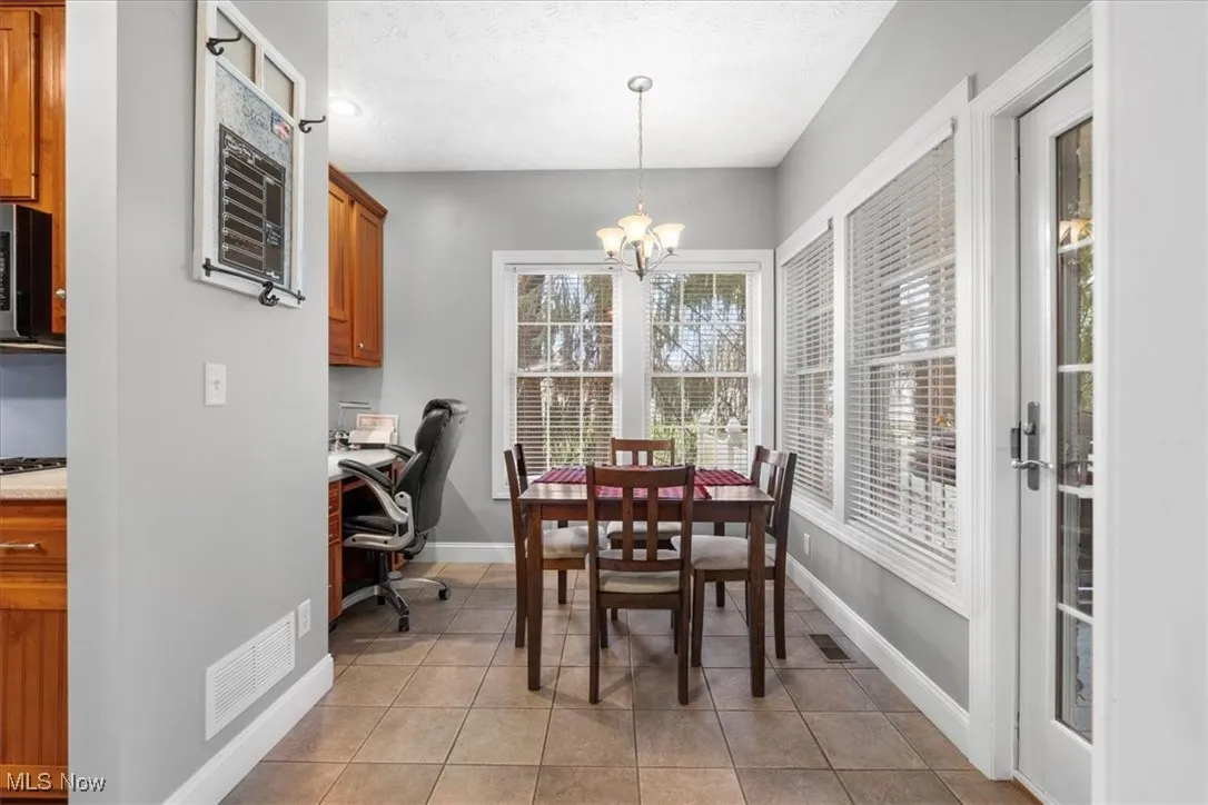 Breakfast nook.