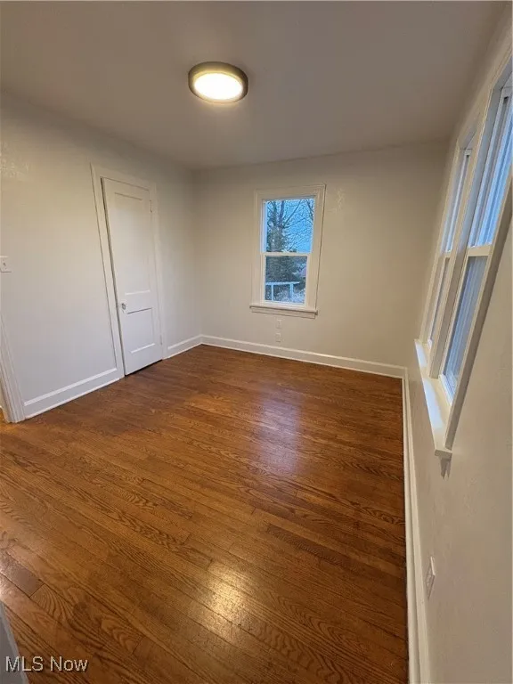Room with hardwood floors