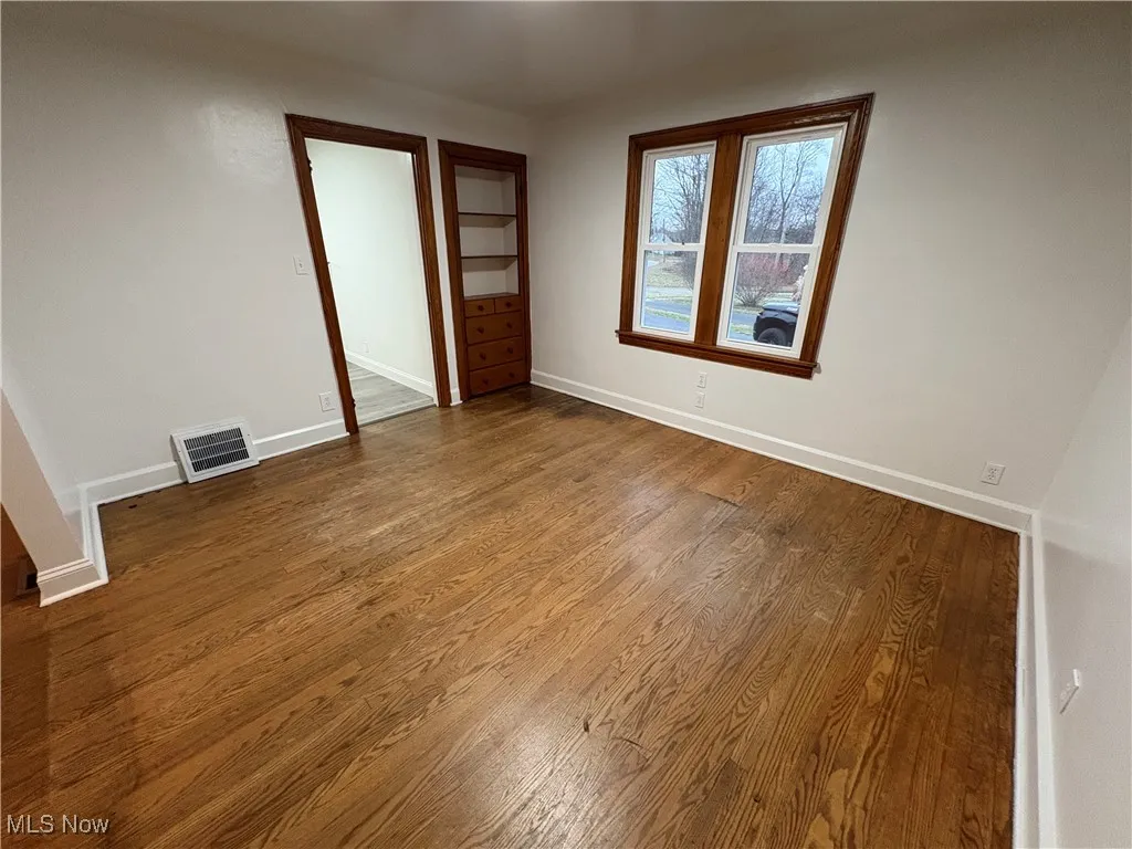 Room with hardwood floors