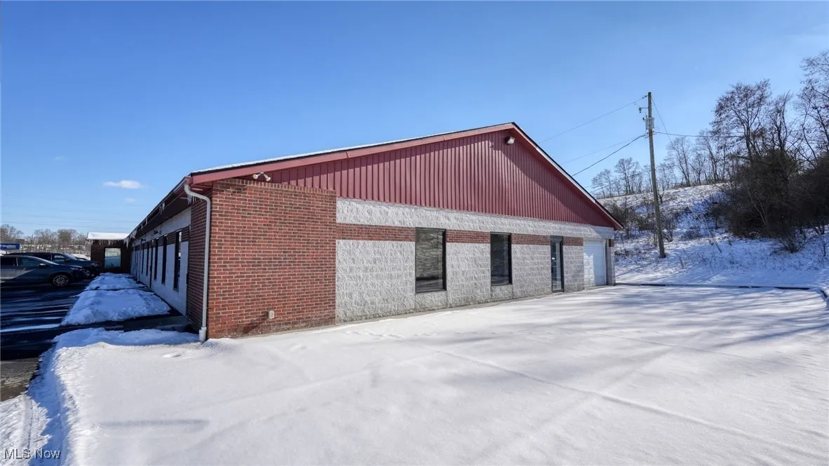 View of snow covered exterior
