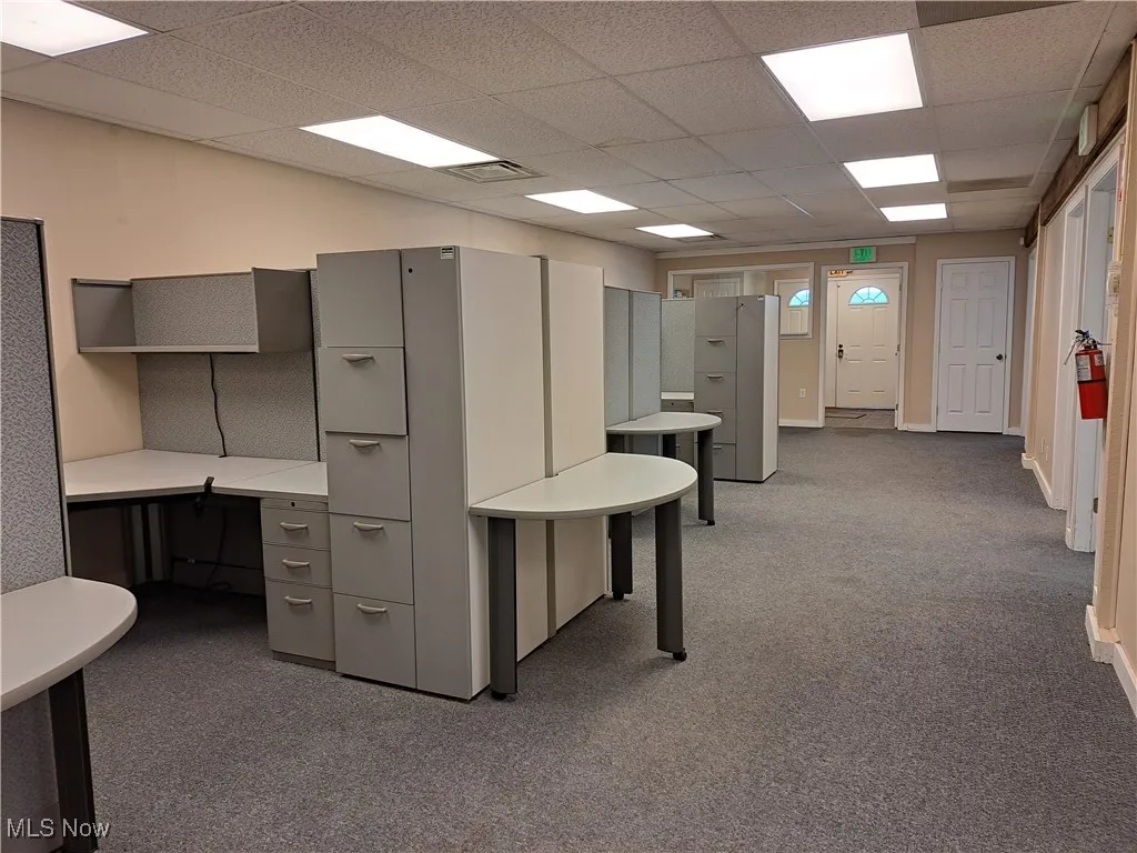 4 cubicle office spaces