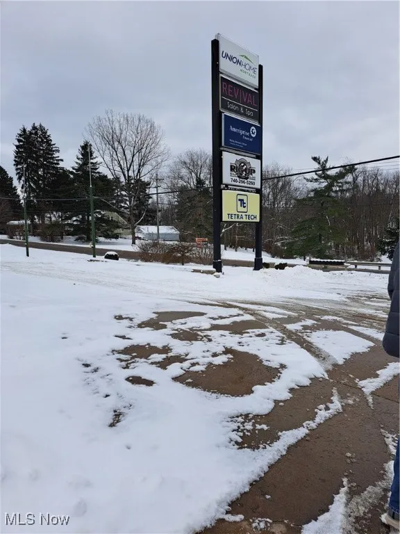 Signage on National Road