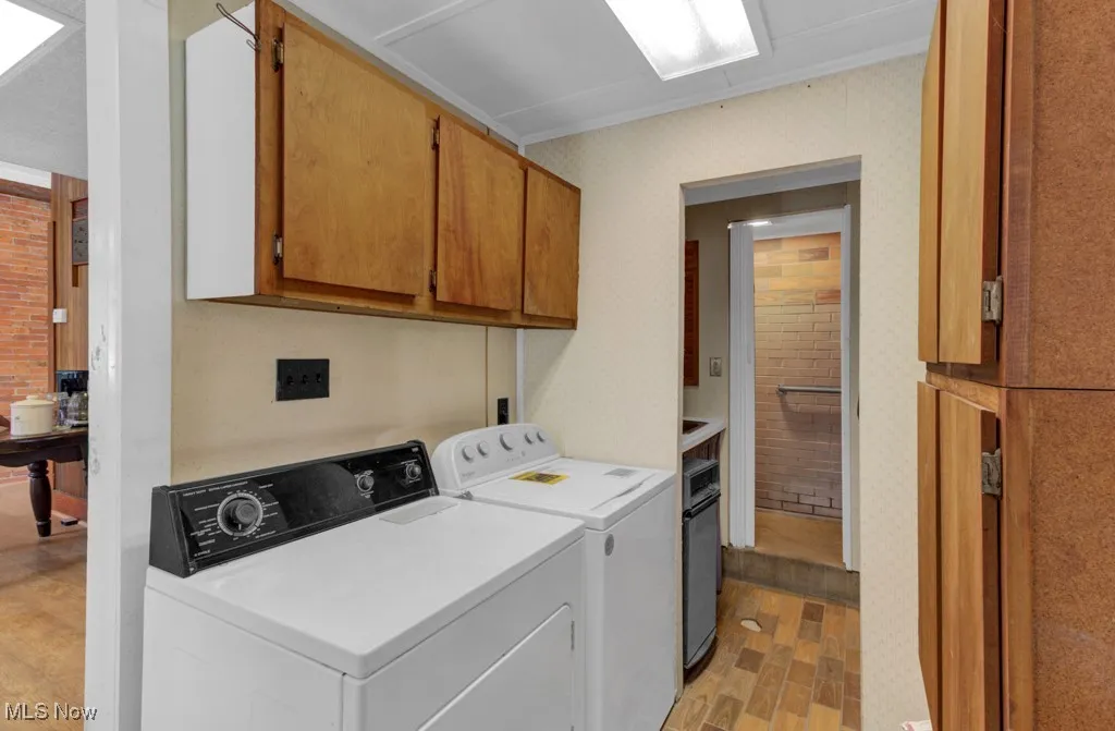 Main floor laundry and full bathroom