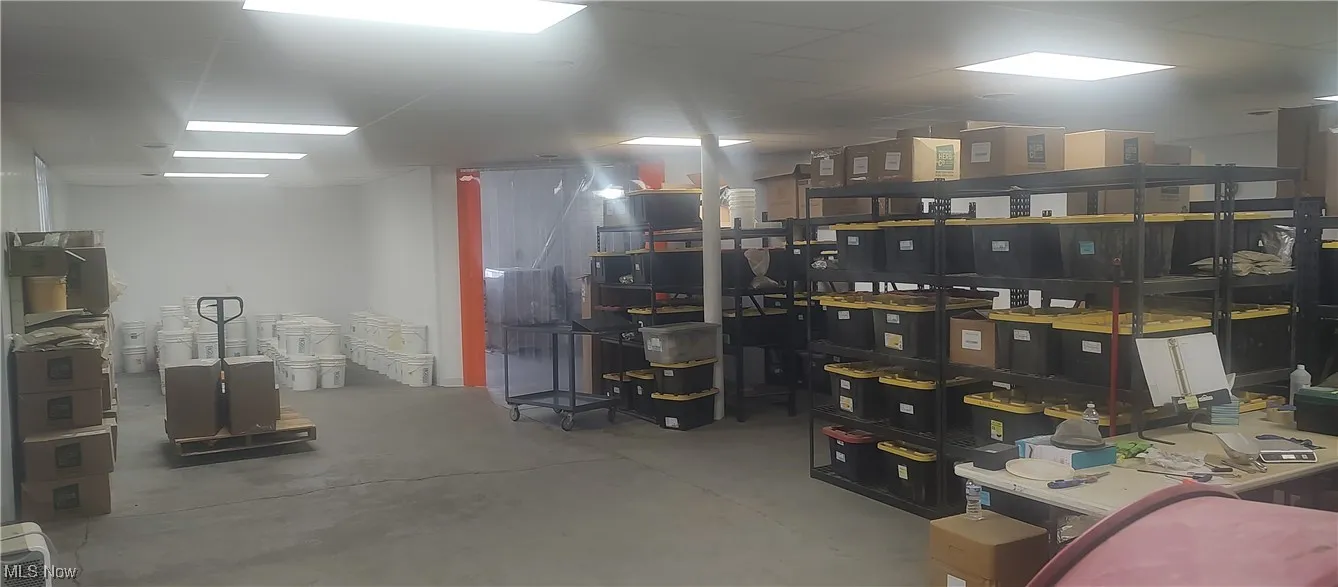 View of storage room
