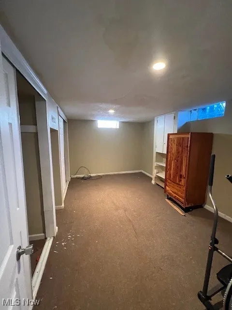 View of basement