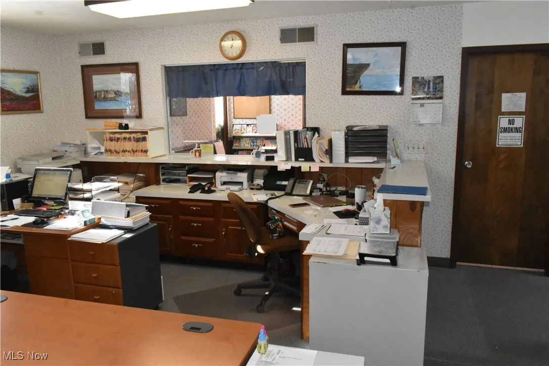 View of office area