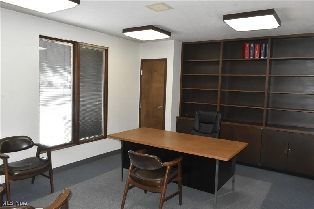 Office area with built in features