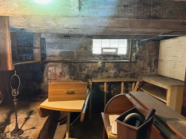 View of basement