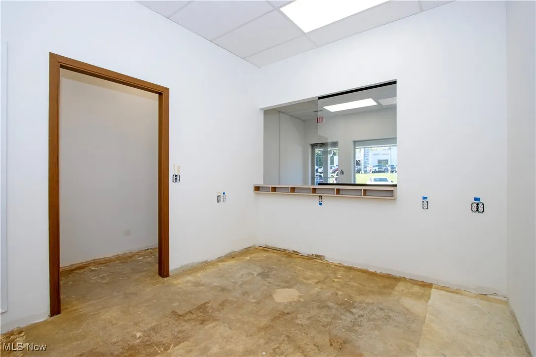 View of laundry area