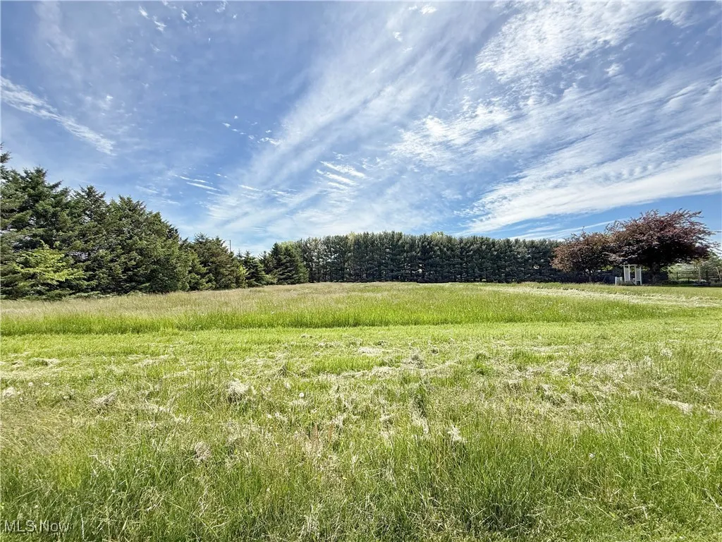 View of yard with a view of countryside