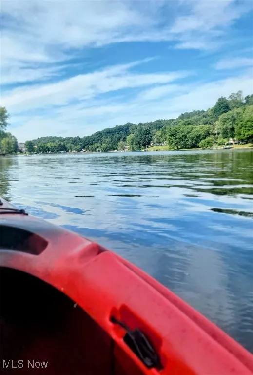 canoeing on the lake