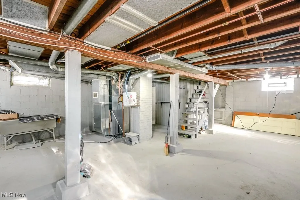View of basement