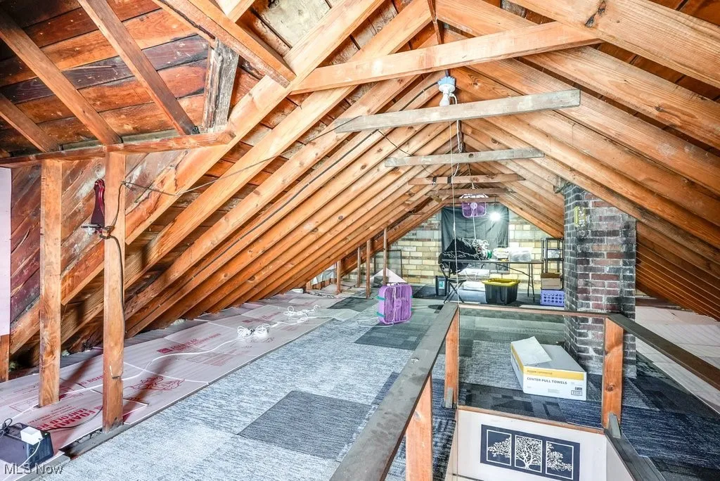 View of attic