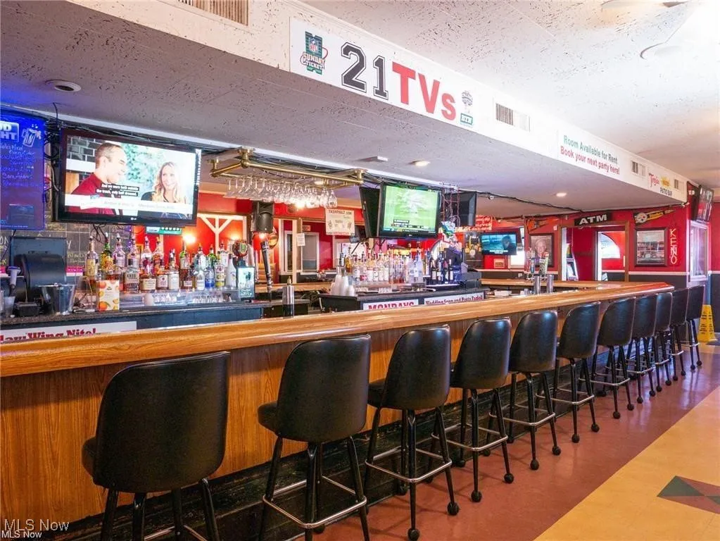 View of bar