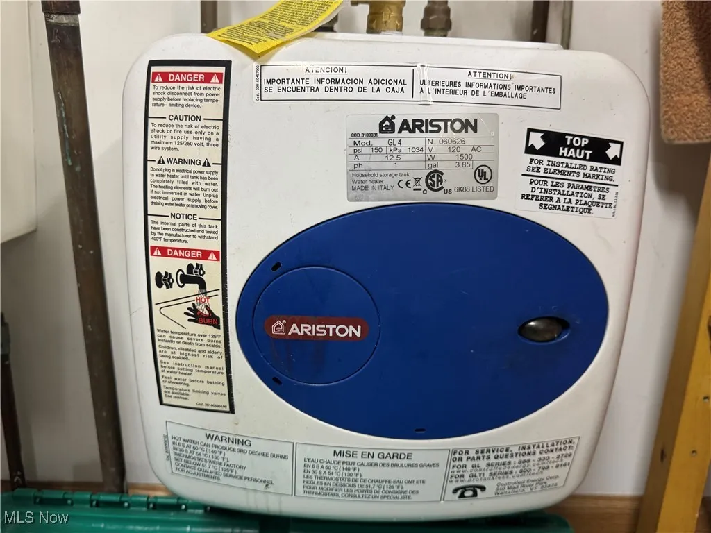 water heater in garage