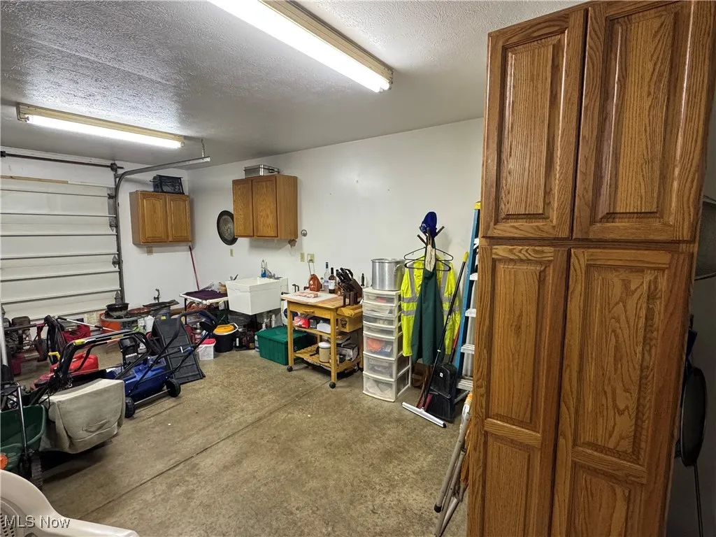 second garage, finished iwth attic storage